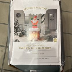 Santa In Chimmey