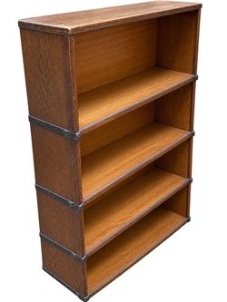 Antique Oak Lawyer's/Barrister Bookcase — 4 Stacking Sections