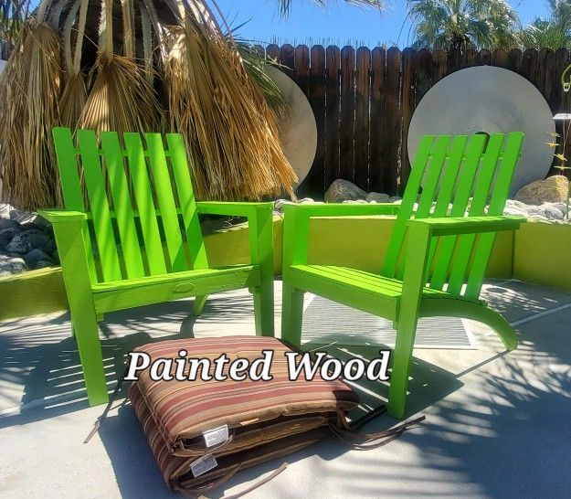 2 Adirondack Chair Deal with Cushions 