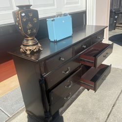 9 Drawer Wood Dresser