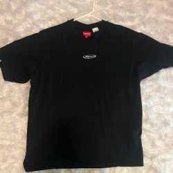 Supreme Black Tee With Small Logo