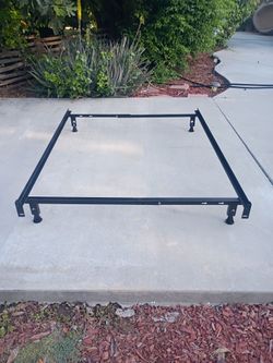 Full Size Bed Frame with Scratch Free Feet