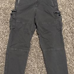 2 Dark Grey Abercrombie Cargos, 28x28