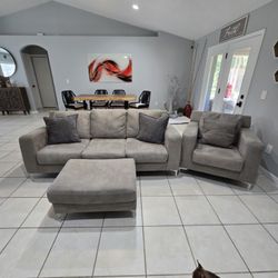 Ashley Modern Sofa and Love seat w/ ottoman