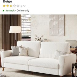 84" Sofa Couch, Modern 3 Seater Sofa, 