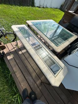 Glass tables