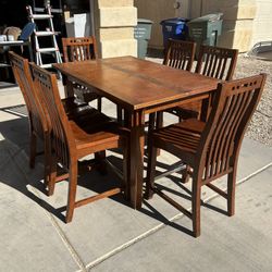 Bar Style Dining Table