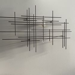 Mid Century Modern Wall Decor Metal