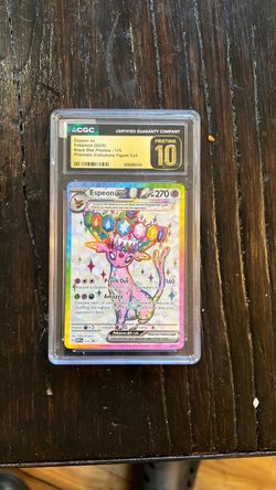 CGC pristine 10 espeon ex