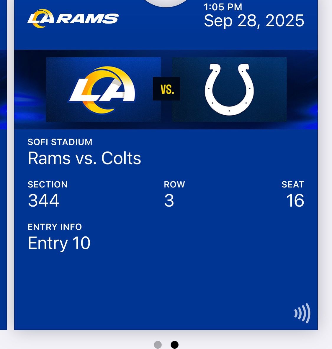 Rams Vs Colts