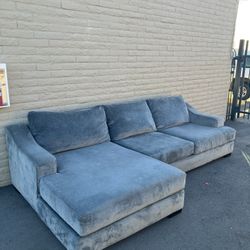 Huge Gray Living Spaces Sectional 