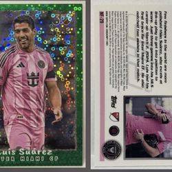 Luis Suarez: 2025 Topps Chrome MLS - Topps 1995 Green Donut Holes #/99