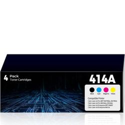 414A Toner Cartridges 4 Pack for Color Laser Jet Pro MFP M479fdw M454dw 