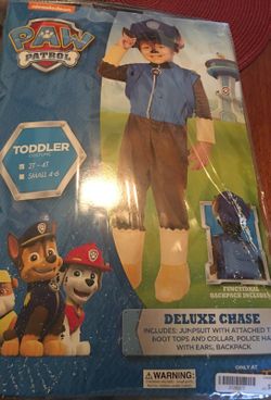 Deluxe chase costume 2t/4t