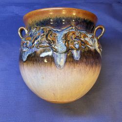 Vintage Beautiful Handmade Art Pottery With Amazing Glaze