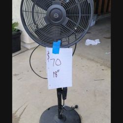 20" Industrial Fan With Misters 