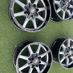 4 MOTO METAL 20”8.180 lug pattern GMC CHEVROLET $750