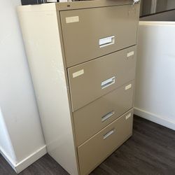 Metal file cabinet