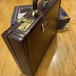 Brand New Genuine Leather Heritage Briefcase