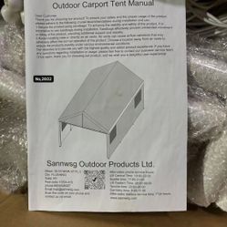 12x20FT Heavy Duty Carport Canopy,Extra Large Portable Car Tent Garage with Roll-up Windows and All-Season Tarp Cover,Removable Roof&Side Walls