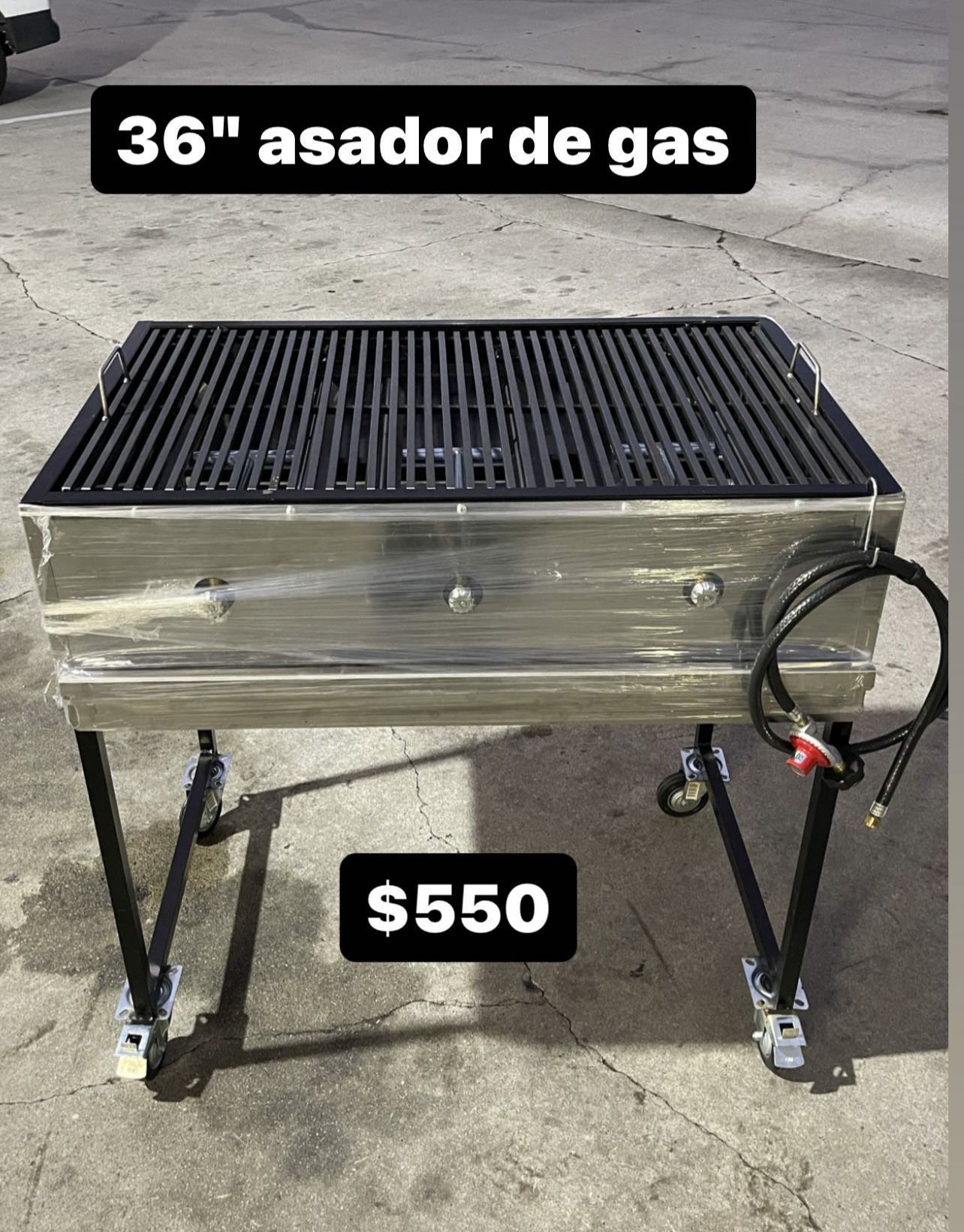 Bbq Grills 20x36 With 3 High Pressure Burners/ Nuevo Asador De Gas De 20x36