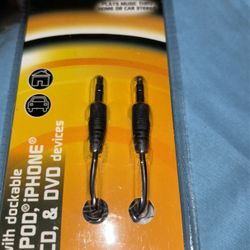 New Duracell 10ft Audio Cable
