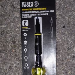 Klein Tools 11-in-1 Multi-Bit Ratcheting Screwdriver 32500HDRT