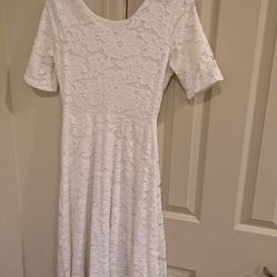 White Lace Dress 