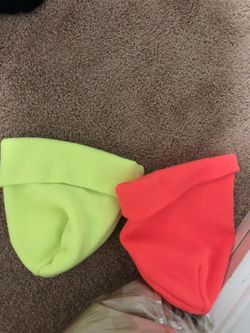 Neon beanies 20$ each