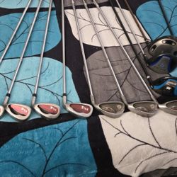 Full Set Of Mixed Golf Clubs