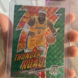Thunder Road Lebron James Card