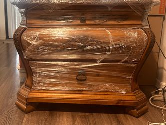 Small Bombay style night table or mini chest.