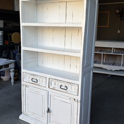 SOLID PINE RUSTIC IS BOOKCASES, HUTCH OR DISPLAY CASE