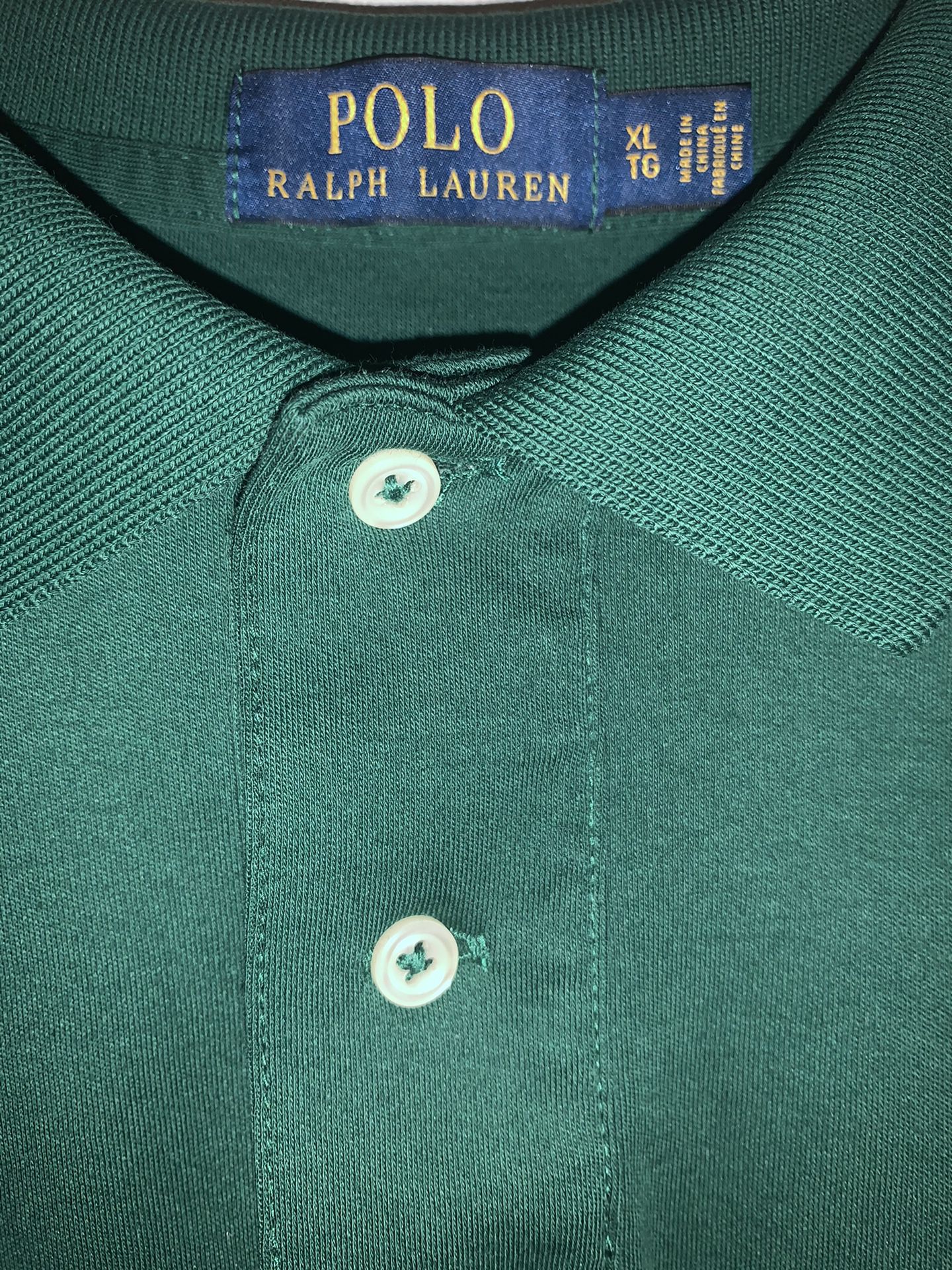 Polo Ralph Lauren green shirt
