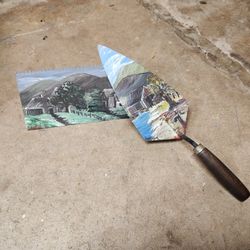 Folk Art Painted Tools 