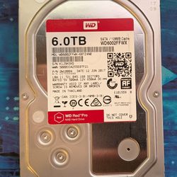 WD Red Pro 6TB hard drive