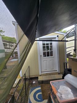 Small 8x8 backyard office.