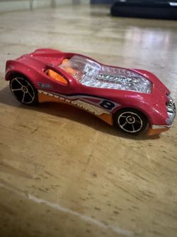 2003 Hot Wheels Race Car CUL8R All Stars #8 Bright Red Orange Rare Diecast Toy