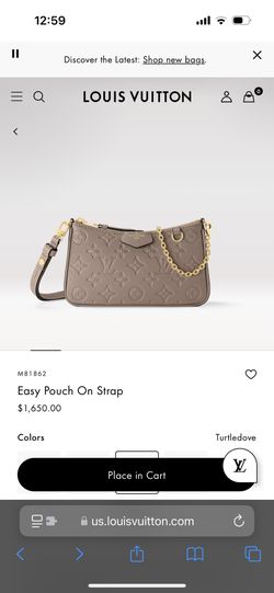 Louis Vuitton- Easy Pouch On Strap - Turtledove