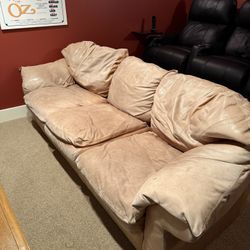Real Leather Vintage Sofa