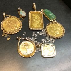 Eagles LIBERTY ST GAUDENS Indian PAMP Solid Gold Coins Bars Pendants