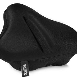 Bikeroo Bike Seat Cushion Stationary Exercise or Cruiser Bicycle Seats, 11in X 10in




