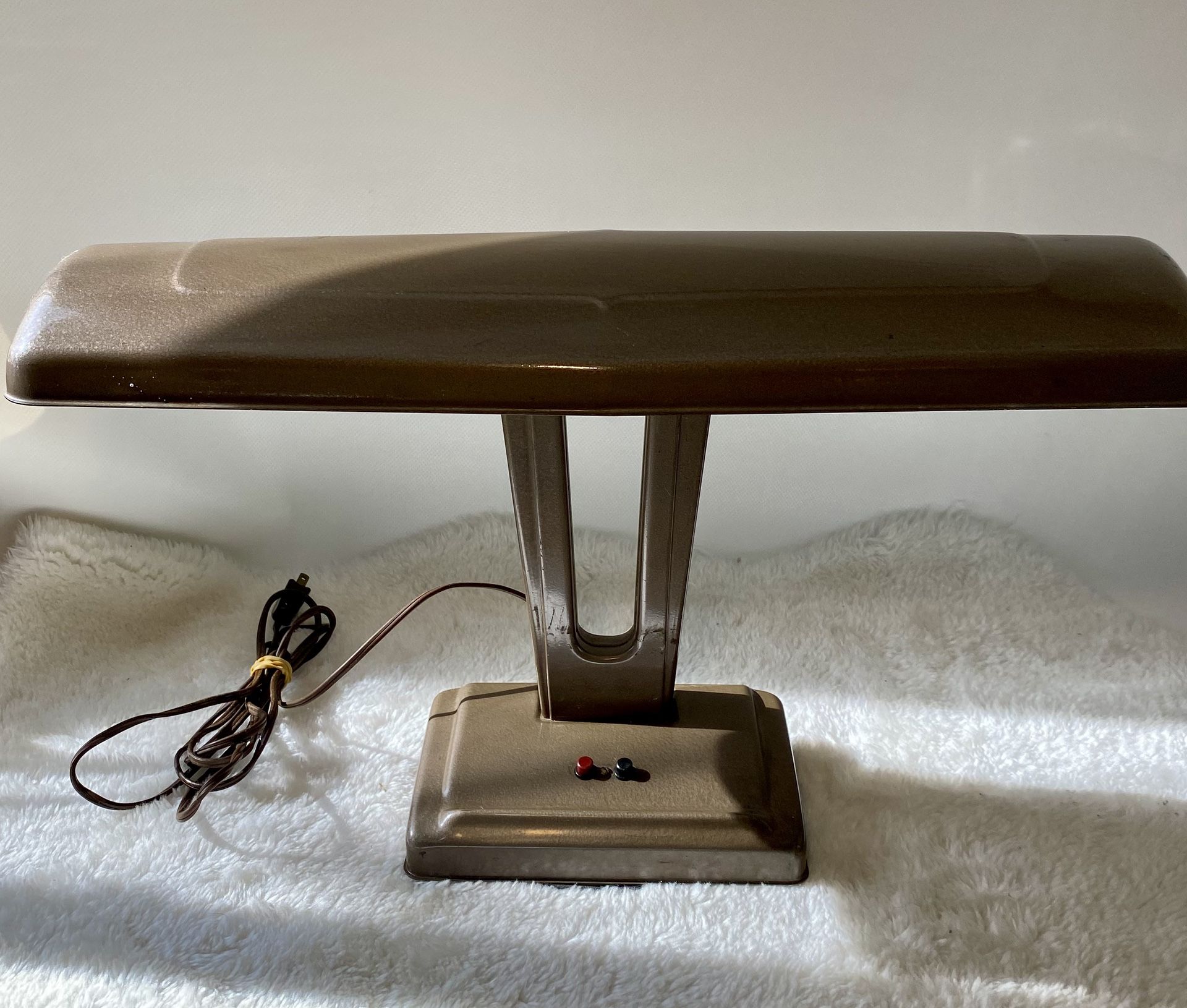 Vintage MCM Metal Desk Lamp