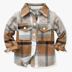 Boys Flannel  Shrit (Coffee Brown)