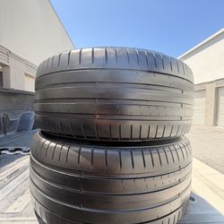 255/40/21 Pirelli Pzero 50% Tread (2)