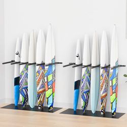 FUMINGPAL SURFBOARD WALL MOUNTED RACK 4/6 ARM STORAGE STAND