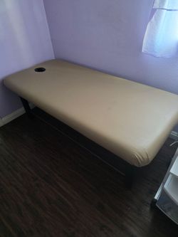 Massage Bed. Metal Frame.