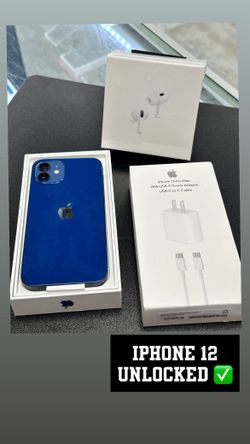 iPhone 12 -Unlocked-3 Months Warranty 💥