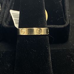 14KYG NAIL HEAD BAND RING