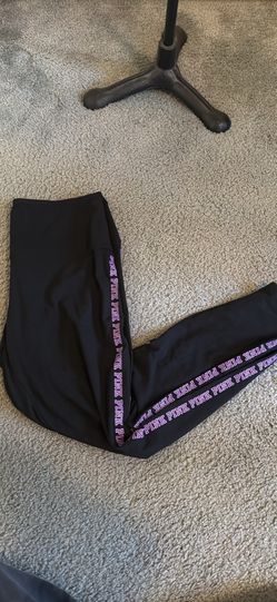 Brand new + tags women’s Victoria’s Secret pink leggings (size XL)